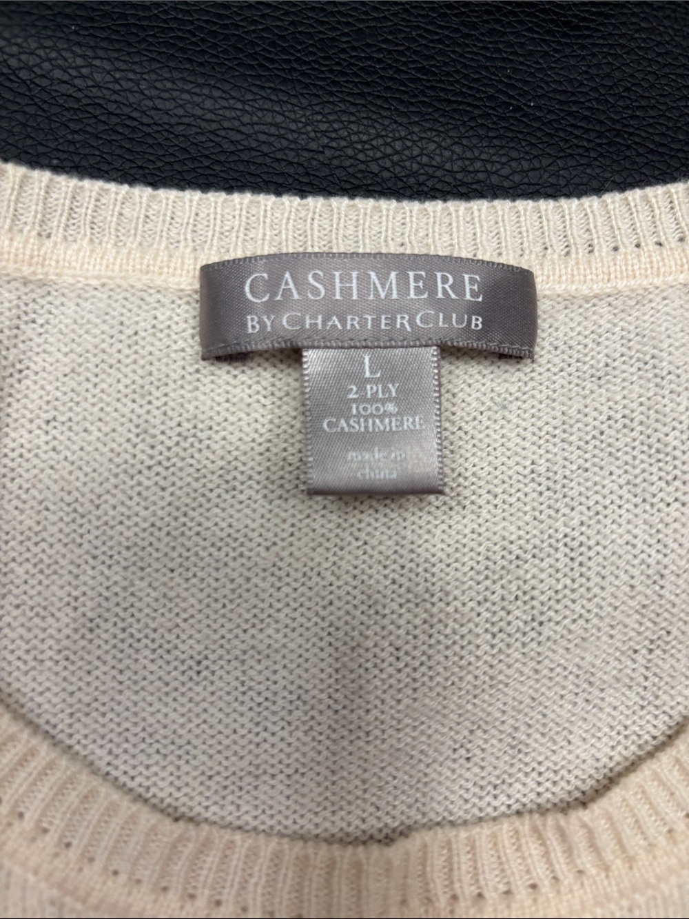 Charter club 2 ply cashmere sweater - Picture 3 of 9
